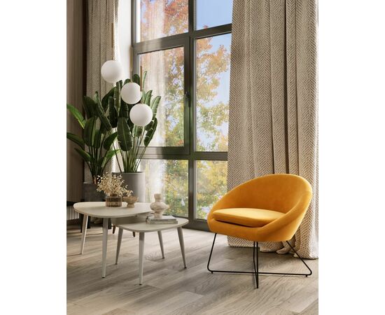 Кресло Колумбия оранжевое, изображение 5 | Интернет магазин мебели и декора LifeDekor