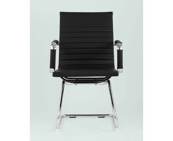 Кресло для посетителей TopChairs Visit черное, изображение 5 | Интернет магазин мебели и декора LifeDekor