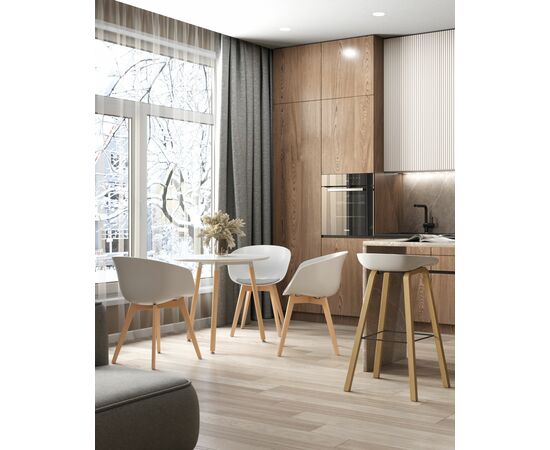 Кресло Libra Soft белое, изображение 4 | Интернет магазин мебели и декора LifeDekor