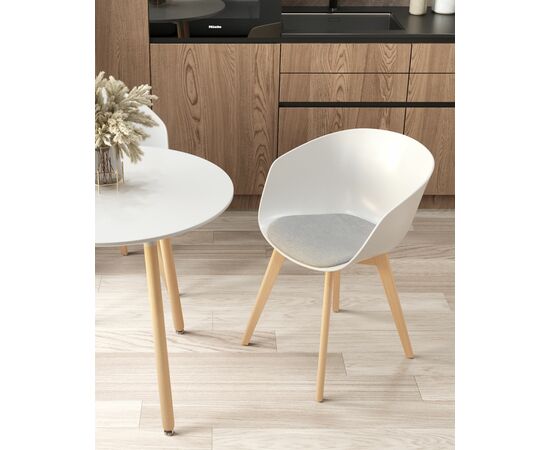 Кресло Libra Soft белое, изображение 3 | Интернет магазин мебели и декора LifeDekor