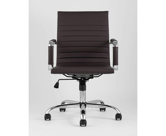 Кресло офисное TopChairs City S коричневое, изображение 5 | Интернет магазин мебели и декора LifeDekor