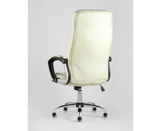 Кресло руководителя TopChairs Tower бежевое, изображение 8 | Интернет магазин мебели и декора LifeDekor