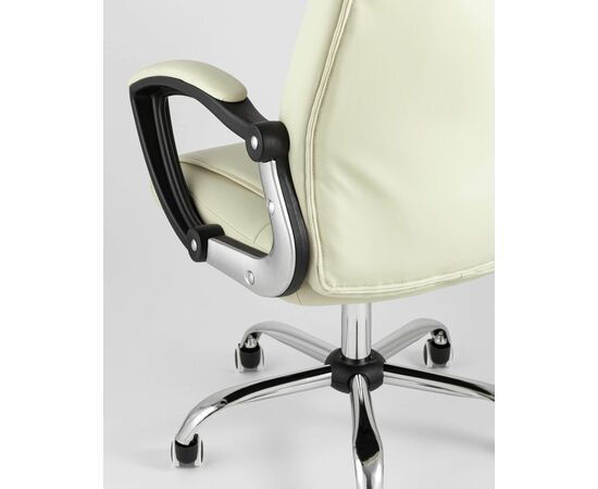 Кресло руководителя TopChairs Tower бежевое, изображение 9 | Интернет магазин мебели и декора LifeDekor