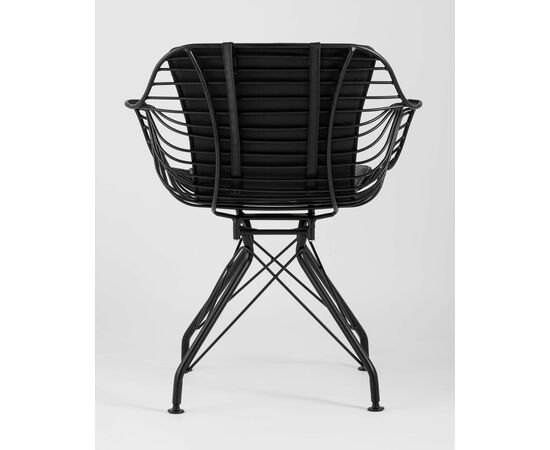 Кресло Thomas черное с черной подушкой, изображение 7 | Интернет магазин мебели и декора LifeDekor