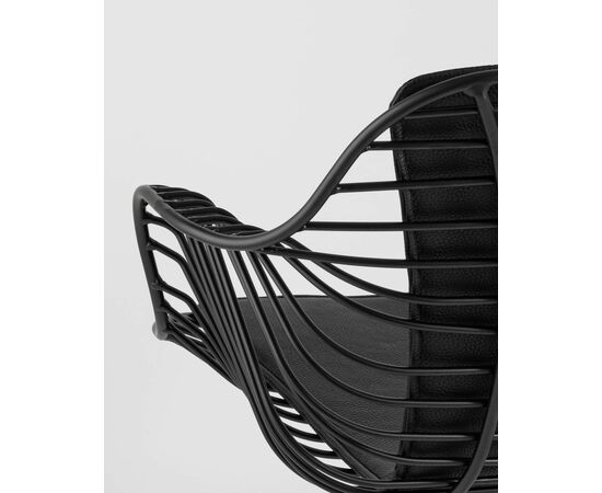 Кресло Thomas черное с черной подушкой, изображение 9 | Интернет магазин мебели и декора LifeDekor