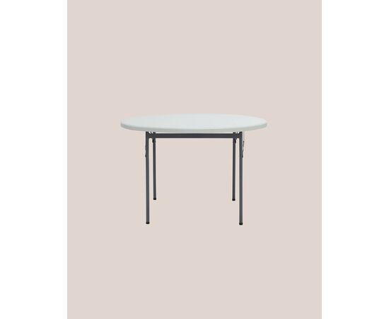 Стол круглый складной пластиковый Кейт 116, изображение 6 | Интернет магазин мебели и декора LifeDekor