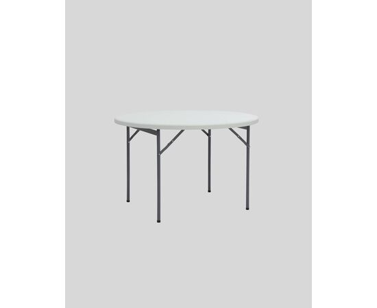 Стол круглый складной пластиковый Кейт 116, изображение 2 | Интернет магазин мебели и декора LifeDekor