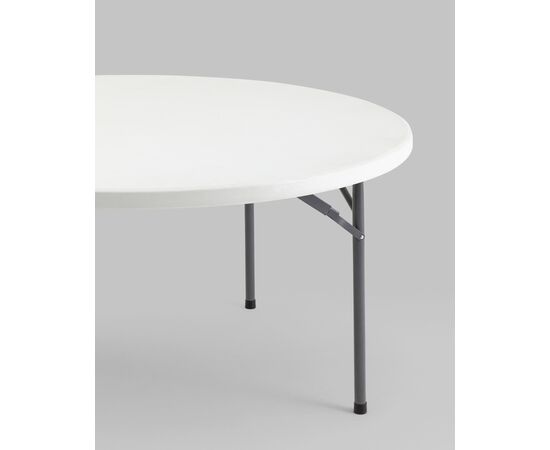 Стол круглый складной пластиковый Кейт 160, изображение 7 | Интернет магазин мебели и декора LifeDekor