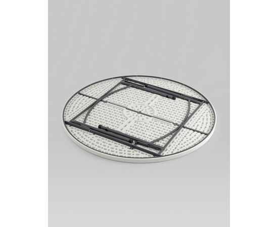 Стол круглый складной пластиковый Кейт 160, изображение 8 | Интернет магазин мебели и декора LifeDekor