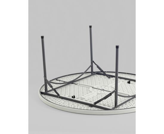 Стол круглый складной пластиковый Кейт 160, изображение 9 | Интернет магазин мебели и декора LifeDekor