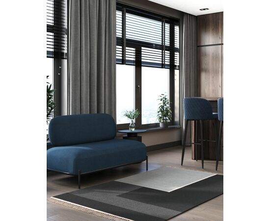 Стул барный Оскар велюр сине-зеленый, изображение 3 | Интернет магазин мебели и декора LifeDekor