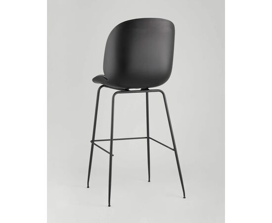 Стул барный Beetle PU со спинкой серый, изображение 6 | Интернет магазин мебели и декора LifeDekor