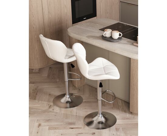 Стул барный Бон белый, изображение 4 | Интернет магазин мебели и декора LifeDekor