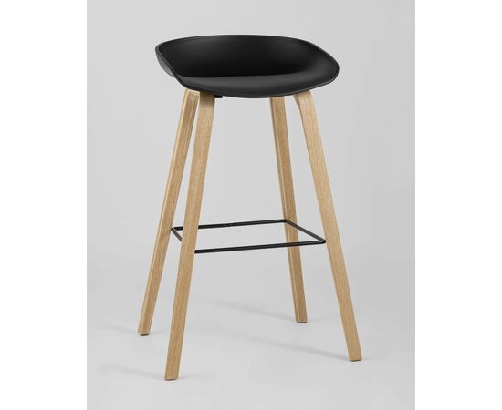 Стул барный LIBRA ЧЕРНЫЙ, изображение 2 | Интернет магазин мебели и декора LifeDekor