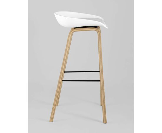 Стул барный LIBRA SOFT БЕЛЫЙ, изображение 6 | Интернет магазин мебели и декора LifeDekor