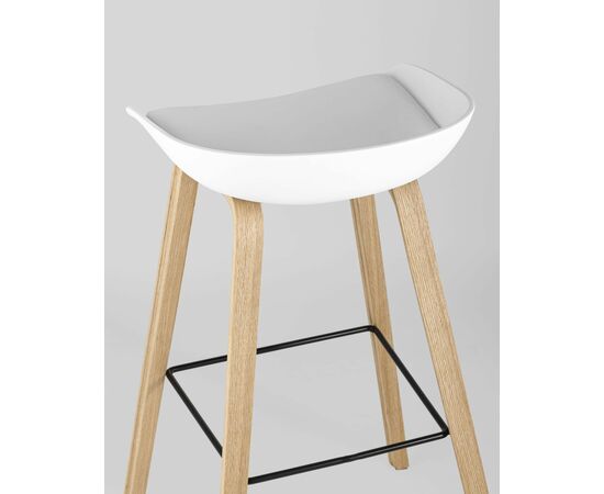 Стул барный LIBRA SOFT БЕЛЫЙ, изображение 9 | Интернет магазин мебели и декора LifeDekor