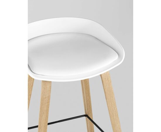 Стул барный LIBRA SOFT БЕЛЫЙ, изображение 10 | Интернет магазин мебели и декора LifeDekor