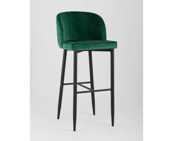 Стул барный Оскар велюр изумрудный, изображение 2 | Интернет магазин мебели и декора LifeDekor