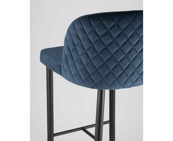 Стул барный Оскар велюр сине-зеленый, изображение 9 | Интернет магазин мебели и декора LifeDekor