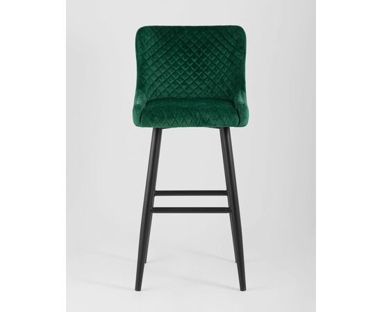 Стул барный Ститч велюр изумрудный, изображение 10 | Интернет магазин мебели и декора LifeDekor
