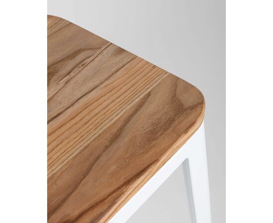 Стул барный TOLIX WOOD белый глянцевый, изображение 9 | Интернет магазин мебели и декора LifeDekor