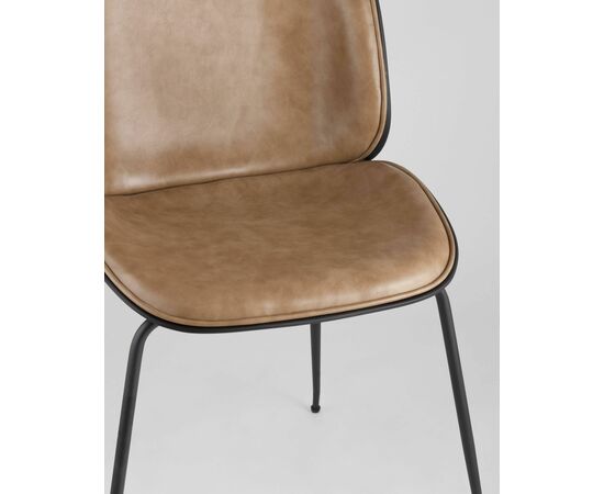 Стул Beetle PU бежевый, изображение 9 | Интернет магазин мебели и декора LifeDekor