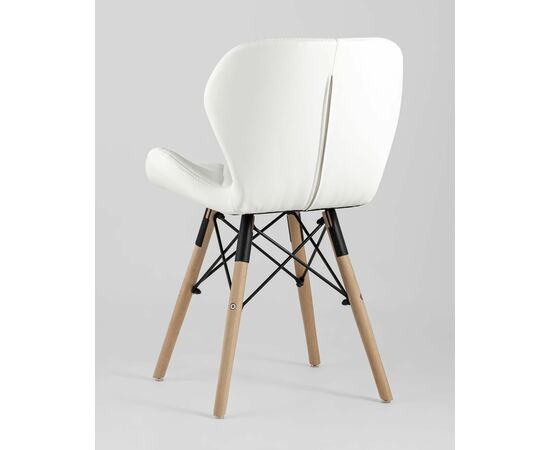 Стул Бон экокожа белый, изображение 10 | Интернет магазин мебели и декора LifeDekor