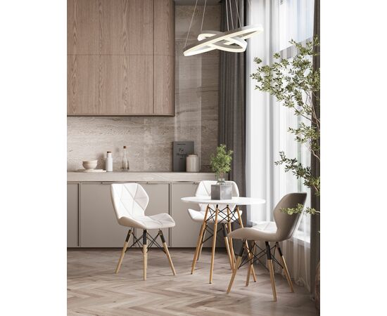 Стул Бон экокожа белый, изображение 6 | Интернет магазин мебели и декора LifeDekor