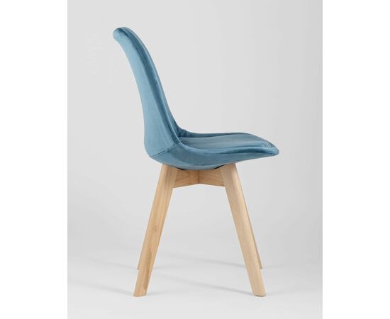 Стул FRANKFURT велюр синий, изображение 6 | Интернет магазин мебели и декора LifeDekor