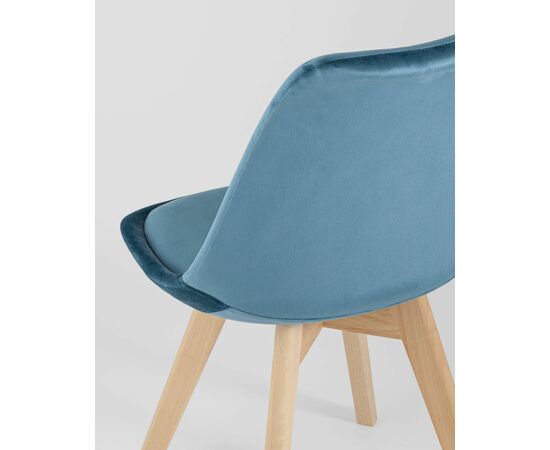 Стул FRANKFURT велюр синий, изображение 9 | Интернет магазин мебели и декора LifeDekor