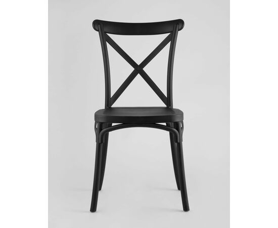 Стул Кроссбэк пластиковый черный, изображение 7 | Интернет магазин мебели и декора LifeDekor