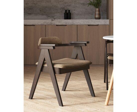 Стул обеденный OLAV кофейный 2 шт., изображение 3 | Интернет магазин мебели и декора LifeDekor