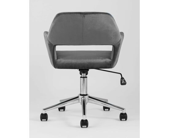 Кресло офисное Ross велюр серый, изображение 8 | Интернет магазин мебели и декора LifeDekor