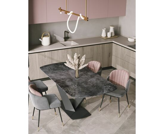 Стул Пенелопа темно-серый, изображение 6 | Интернет магазин мебели и декора LifeDekor