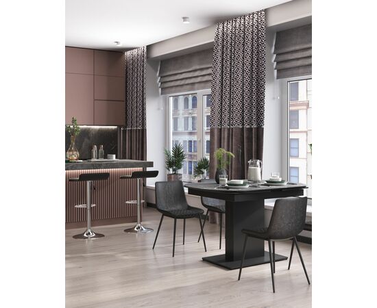 Стул TEXAS экокожа серый, изображение 6 | Интернет магазин мебели и декора LifeDekor