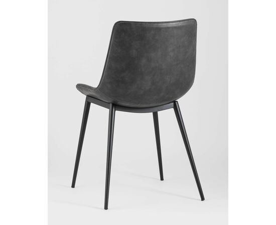 Стул TEXAS экокожа серый, изображение 10 | Интернет магазин мебели и декора LifeDekor