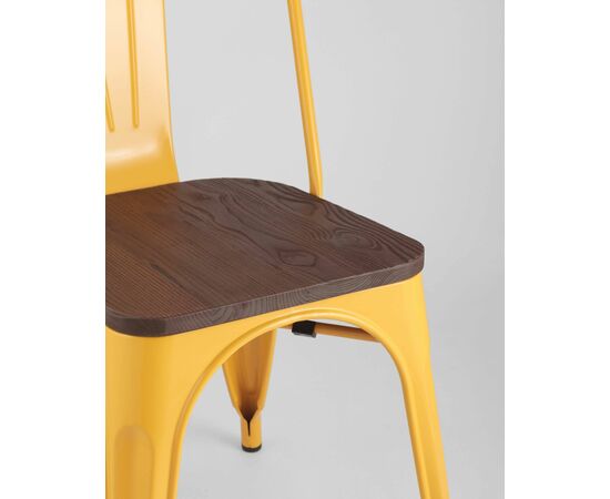 Стул TOLIX WOOD желтый, изображение 8 | Интернет магазин мебели и декора LifeDekor