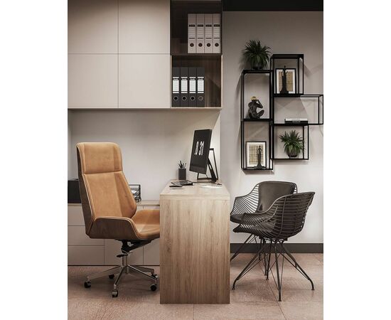 Кресло Thomas черное с черной подушкой, изображение 3 | Интернет магазин мебели и декора LifeDekor