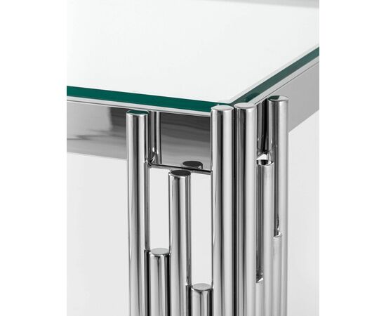 Журнальный столик 55*55 ГЭТСБИ серебро, изображение 16 | Интернет магазин мебели и декора LifeDekor