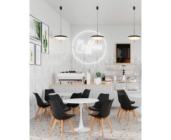 Стол Tulip D90 белый, изображение 9 | Интернет магазин мебели и декора LifeDekor