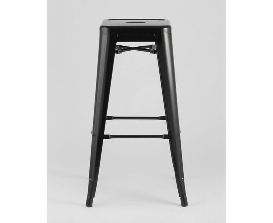 Стул барный TOLIX черный глянцевый, изображение 4 | Интернет магазин мебели и декора LifeDekor