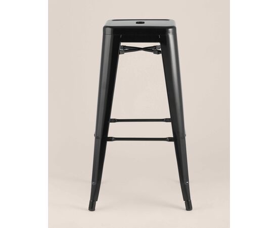 Стул барный TOLIX черный глянцевый, изображение 3 | Интернет магазин мебели и декора LifeDekor