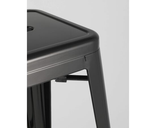 Стул барный TOLIX черный глянцевый, изображение 6 | Интернет магазин мебели и декора LifeDekor
