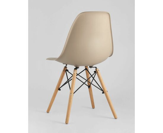 Стул DSW бежевый x4, изображение 8 | Интернет магазин мебели и декора LifeDekor