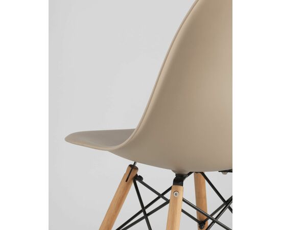 Стул DSW бежевый x4, изображение 9 | Интернет магазин мебели и декора LifeDekor
