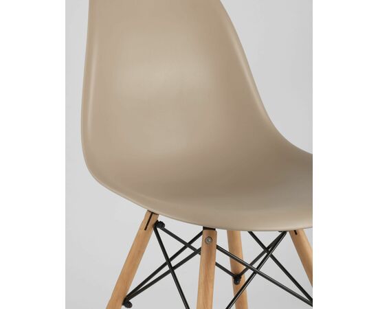 Стул DSW бежевый x4, изображение 10 | Интернет магазин мебели и декора LifeDekor