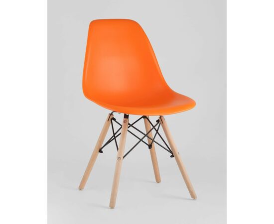 Стул DSW оранжевый x4 | Интернет магазин мебели и декора LifeDekor