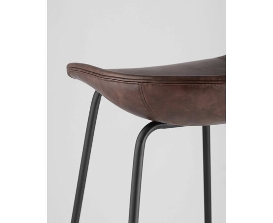 Стул барный Beetle Lite PU коричневый, изображение 7 | Интернет магазин мебели и декора LifeDekor