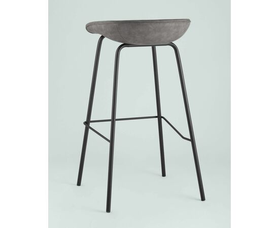 Стул барный Beetle Lite PU серый, изображение 8 | Интернет магазин мебели и декора LifeDekor