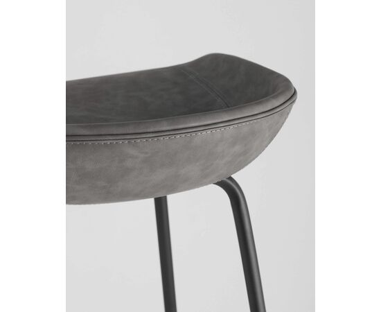 Стул барный Beetle Lite PU серый, изображение 10 | Интернет магазин мебели и декора LifeDekor